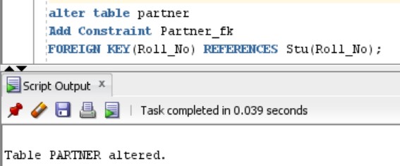 Add Foreign Key in Oracle Alter Table